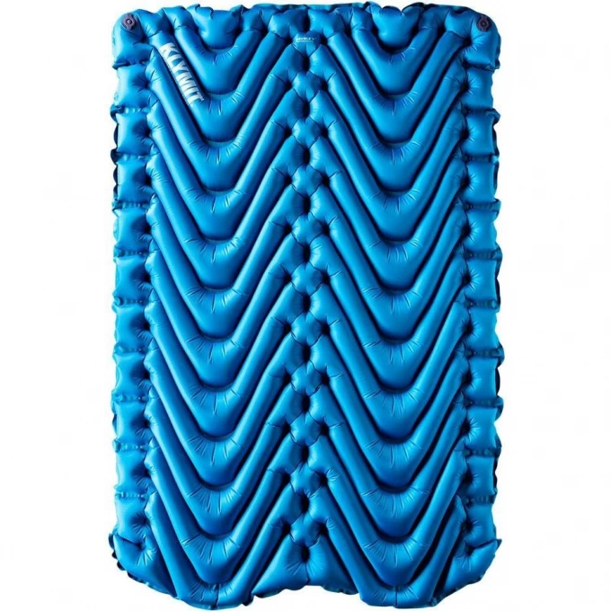 Надувной коврик KLYMIT STATIC V PAD DOUBLE BLUE Синий 06DVBL01E Надувной коврик KLYMIT STATIC V PAD DOUBLE BLUE Синий 06DVBL01E